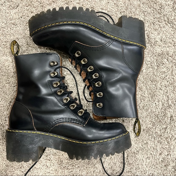 Black Leonna Dr.Marten boots - Picture 2 of 4